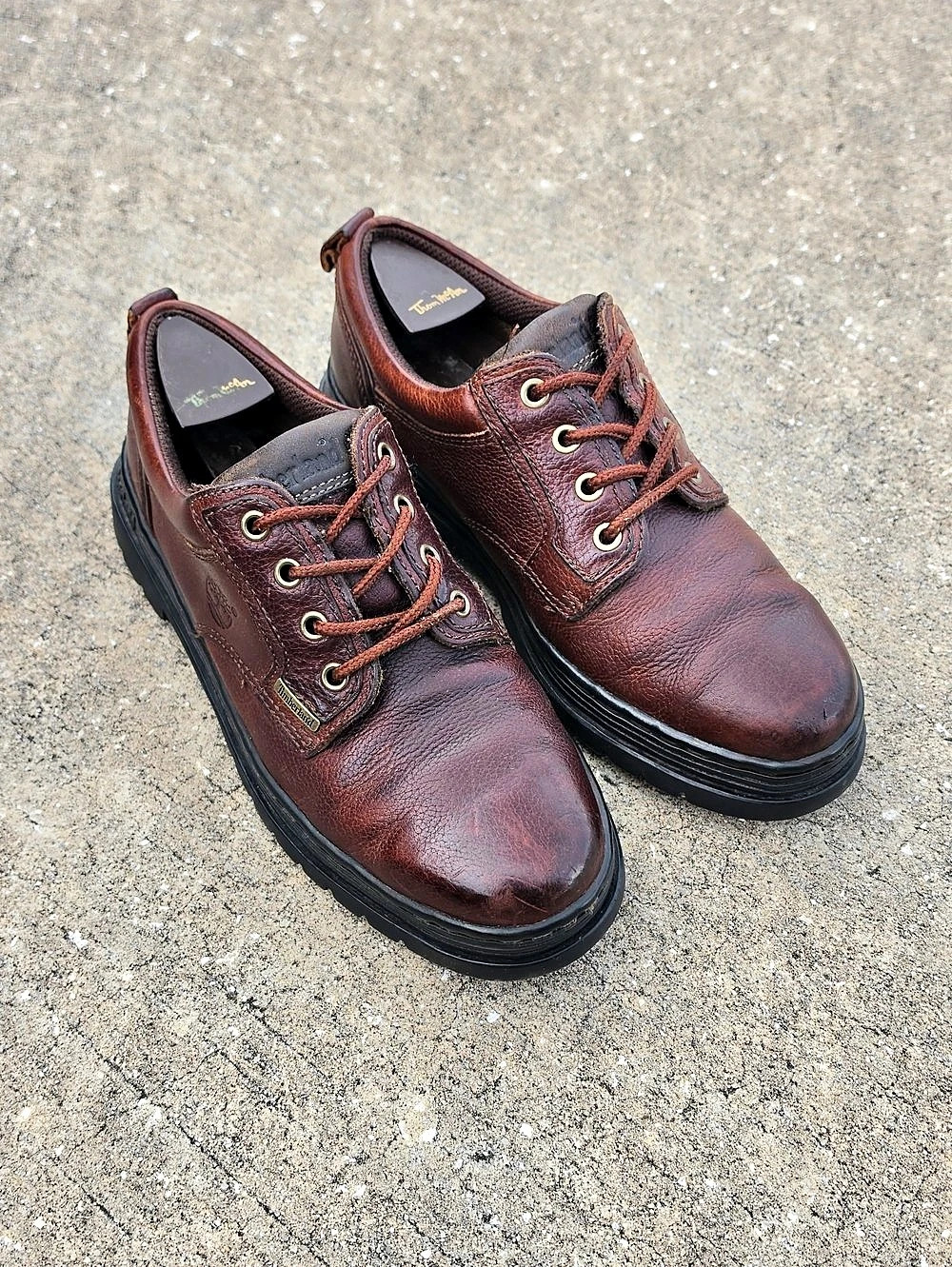 Timberland Bradstreet Oxford Leather Brown Lace-Up Shoes # 63053